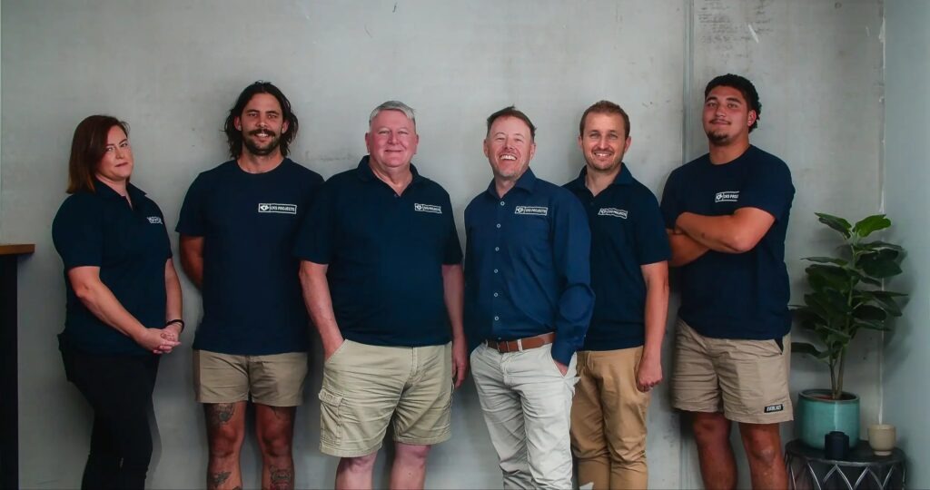 Keiron Moore and the CKS Projects team in Wollongong